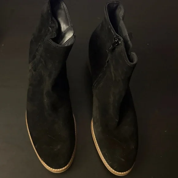 Paul Green Vienna Black Suede Chelsea Boots size 7.5 - Picture 2 of 3